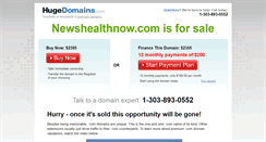 Desktop Screenshot of newshealthnow.com